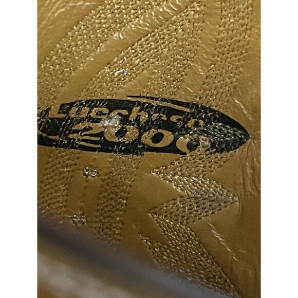 Vtg Lucchese 2000 Men\'s Boots Size 8.5 D Brown Leather Cowboy Western T3013R4 main image 16